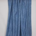 French terry met blauwe jeanslook