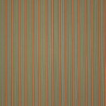 Kaki viscose met wit en oranje strepen van La Maison Victor