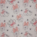 Grijze french terry gemeleerd Minnie Mouse