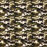 Groene camouflage tricot