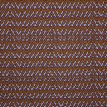 Bruin blauw gestreepte polyester