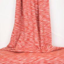 Donker oranje met wit gemêleerde sweater brushed - Poppy