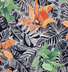 Donkere Viscose met Bladeren van Atelier Jupe