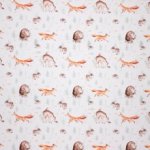 Witte French Terry met Bosdieren van Poppy