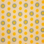 Elastische Katoen Polyester met Plooien en Leeuwenprint