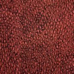 Rode viscose met zwarte luipaardprint