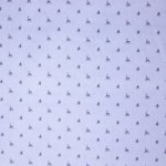 Blauwe Wit Gepixelde Katoen met Apen