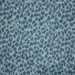 Gewatteerde gebreide mantel met luipaardprint