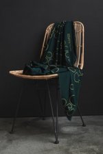 Groene viscose met cirkels van Mind The Maker