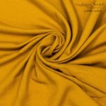 Gouden/Oker viscose crêpe van Fibre Mood