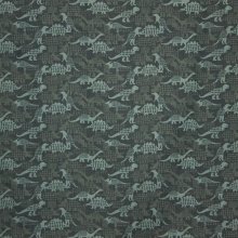 Donker groene stretch jeans met dino