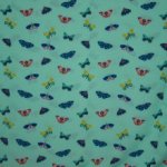 viscose met vlinders