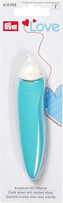 Ergonomisch krijtradeerwiel wit - Prym Love