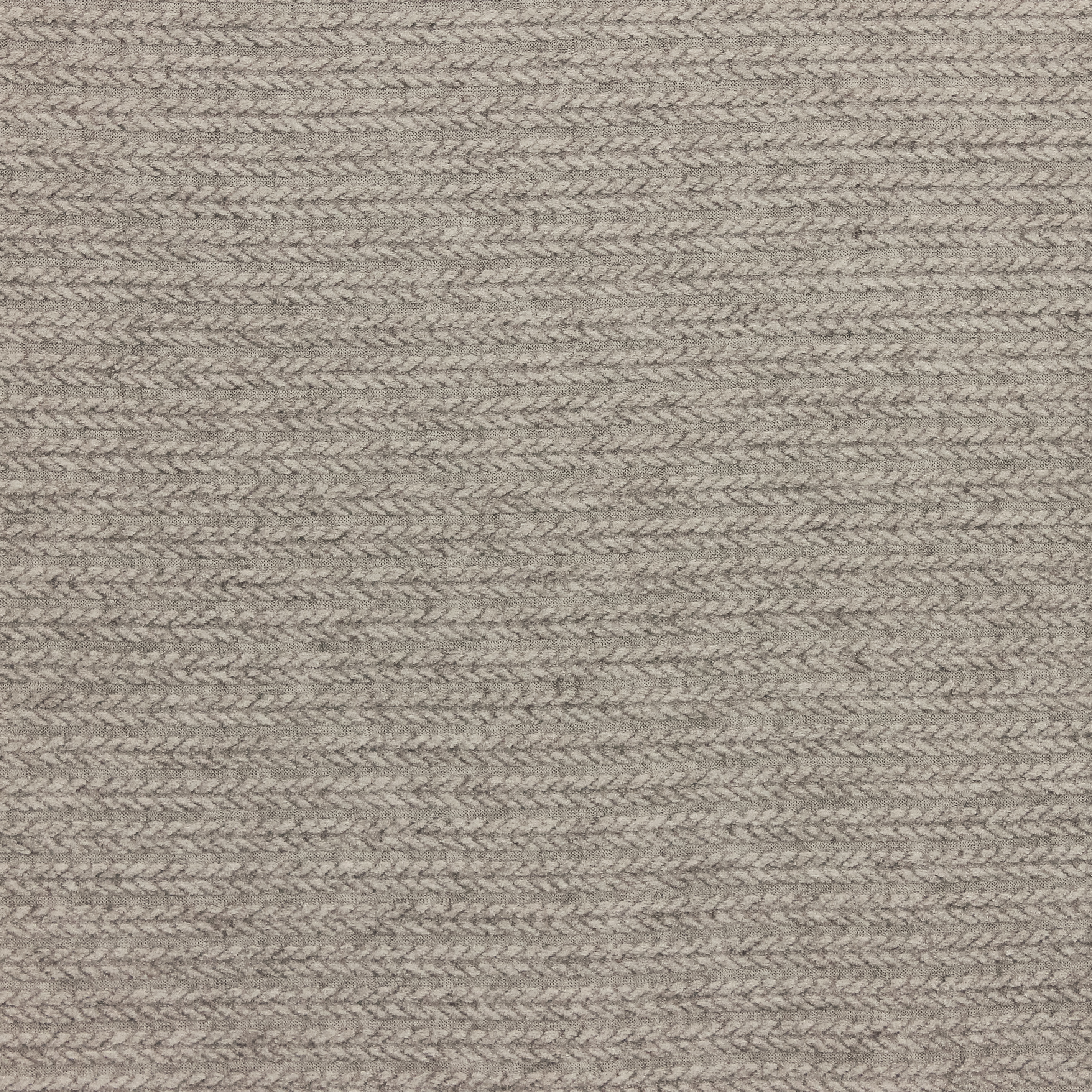 Gebreide stof vlechtpatroon grijs/mauve