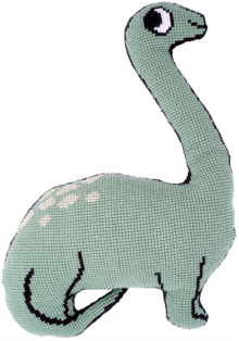 DIY vormkussen dino - Eva Mouton