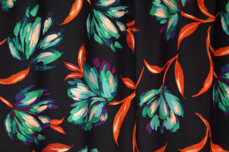 Viscose met bloemen - Atelier Jupe