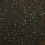 Sweaterstof donkergrijs met metallic sterretjes  - zachte achterzijde -
