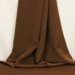 Polyester bruin effen
