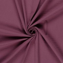 Mousseline effen wijnrood