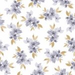 Tricot wit met bloemen - Poppy
