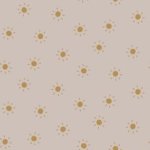 Tricot zandkleur met zonnen - Poppy