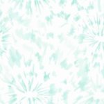 Tricot wit met munt tie dye - Katia