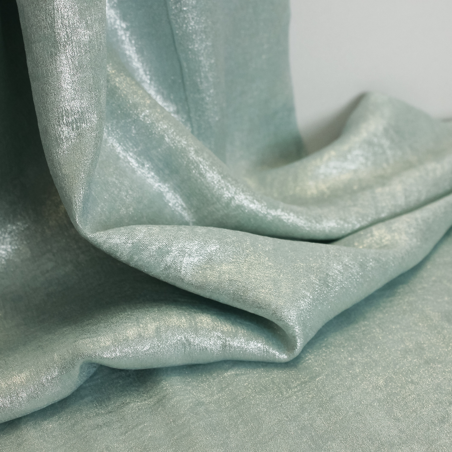 Polyester metallic aquablauw - Katia