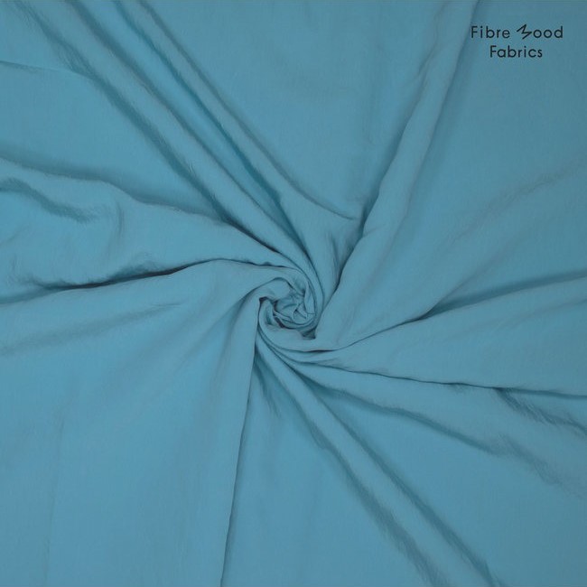 Modal polyester blauw- Fibre Mood