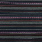 Jacquard blauw/rood patroon  - Knipmode -