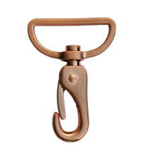 Musketonhaak - rosé goud / koper - 40 mm