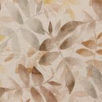 Canvas beige met bladeren  'Autumn Leaves'  - Katia -