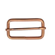 Schuifgesp - rosé goud / koper  38 x 18 mm