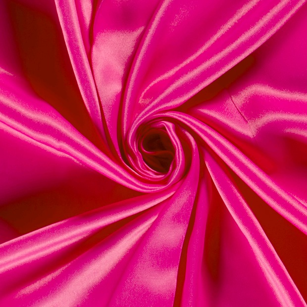 Viscose satijn fuchsia