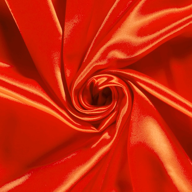 Viscose satijn oranje
