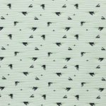 Tricot groen gestreept met katten - Little Darling