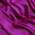 Fijne polyester dubbelzijdige satijn fuchsia - Lorré