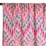 Viscose met abstract visgraat motief - Atelier Jupe