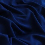 Stretch crêpe marineblauw - Lorré