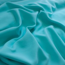 Stretch crêpe turquoise - Lorré