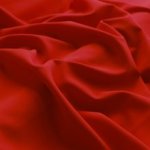 Stretch crêpe rood - Lorré
