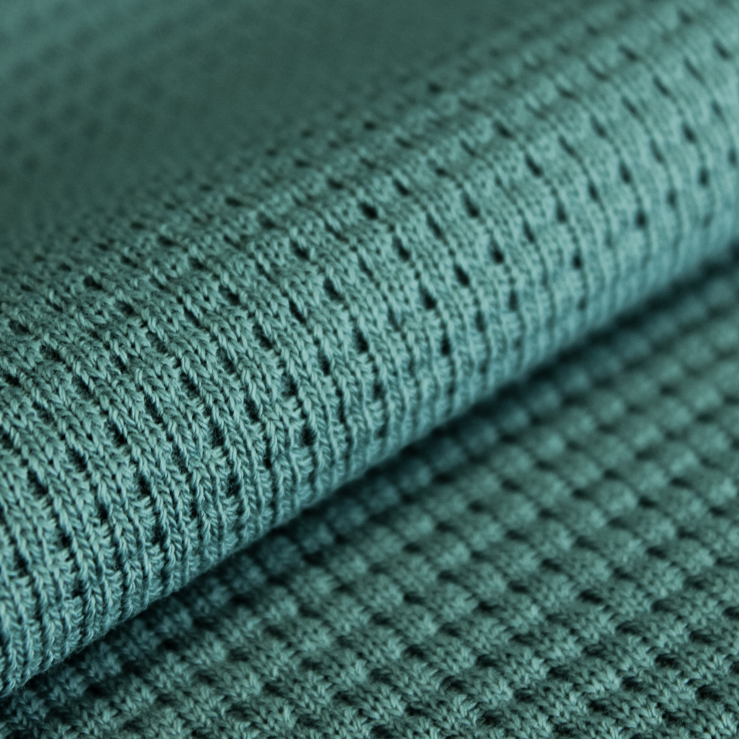 Wafeltricot mint