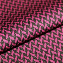 Punta di Roma groenzwart met mauve streepjes