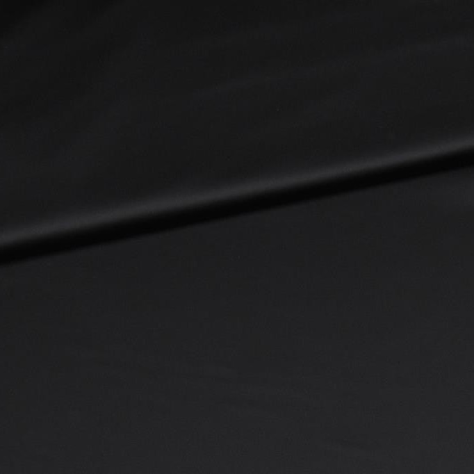 Satijn stretch effen zwart