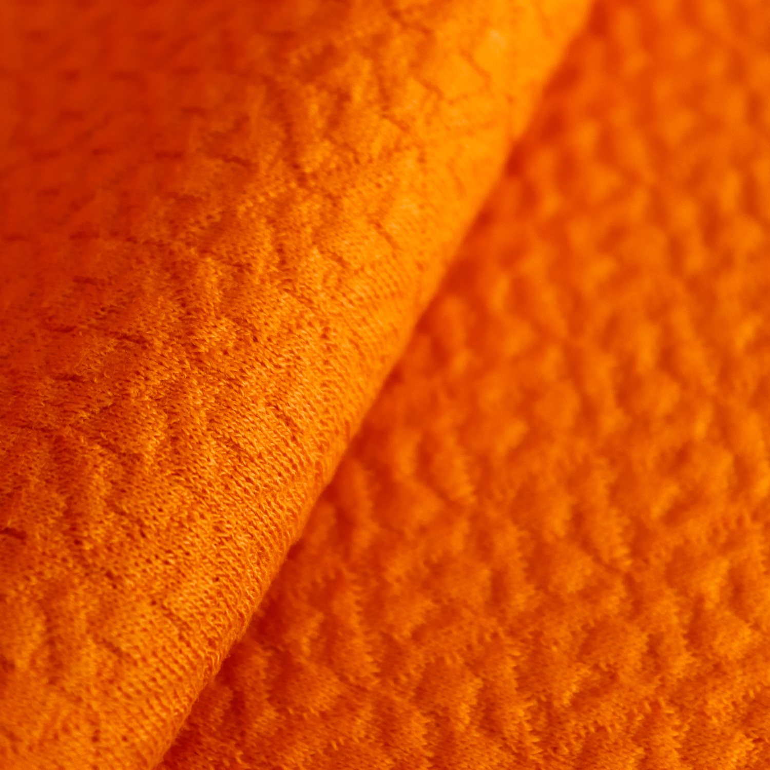 Stretch jacquard oranje