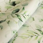 Softshell wit met bladeren