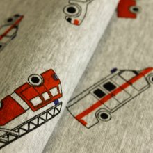 Sweater grijs met auto's