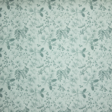 Canvas blauwgroen met verschillende takjes