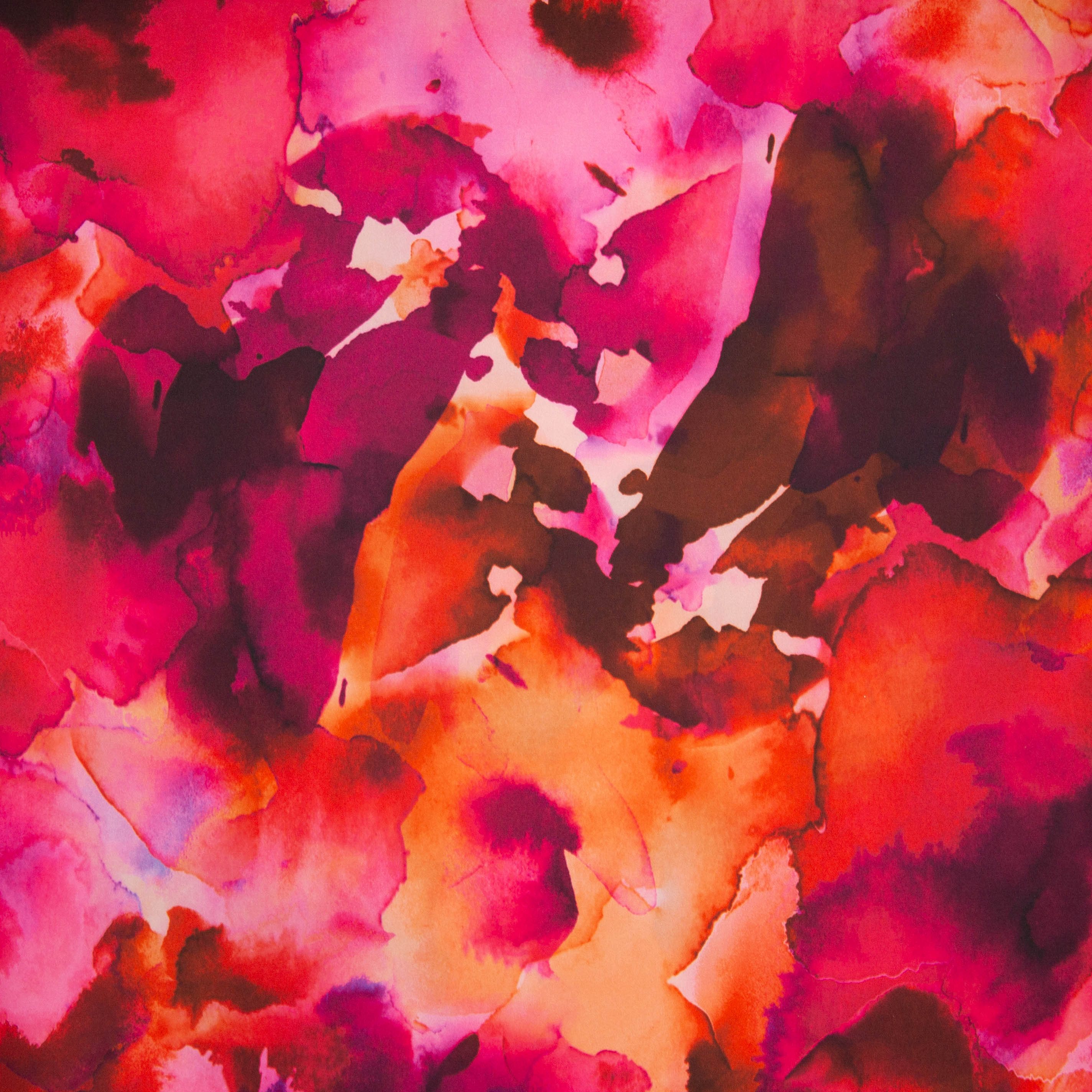 Polyester abstract marbel rood - Lorré