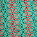 Flanel met bloemen en dots