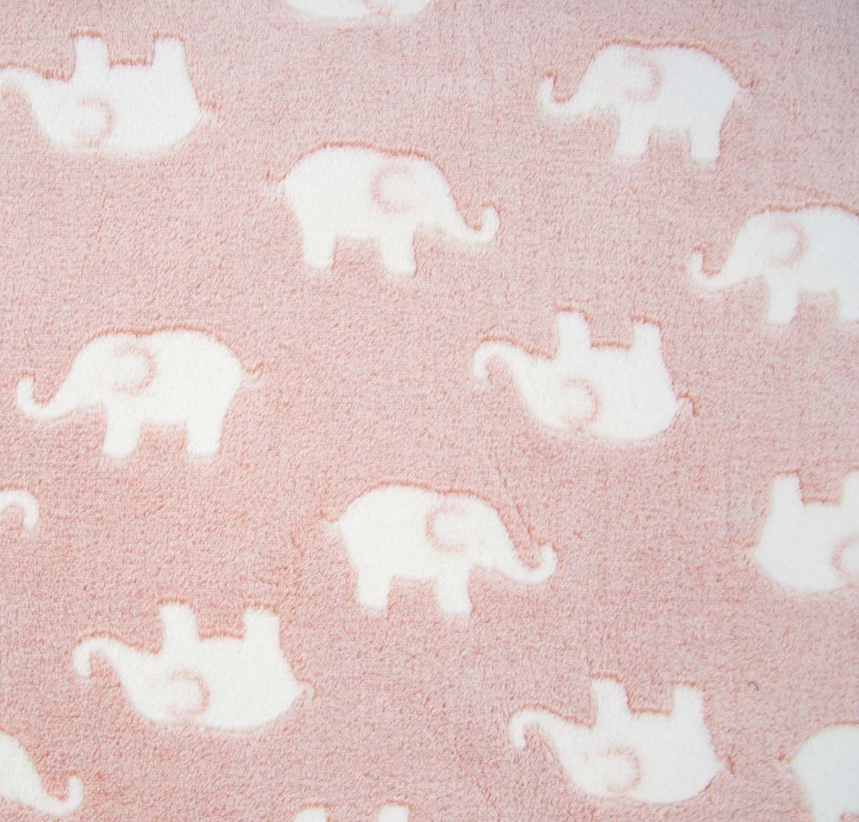Fleece roos met olifanten 'Coraline' - Katia